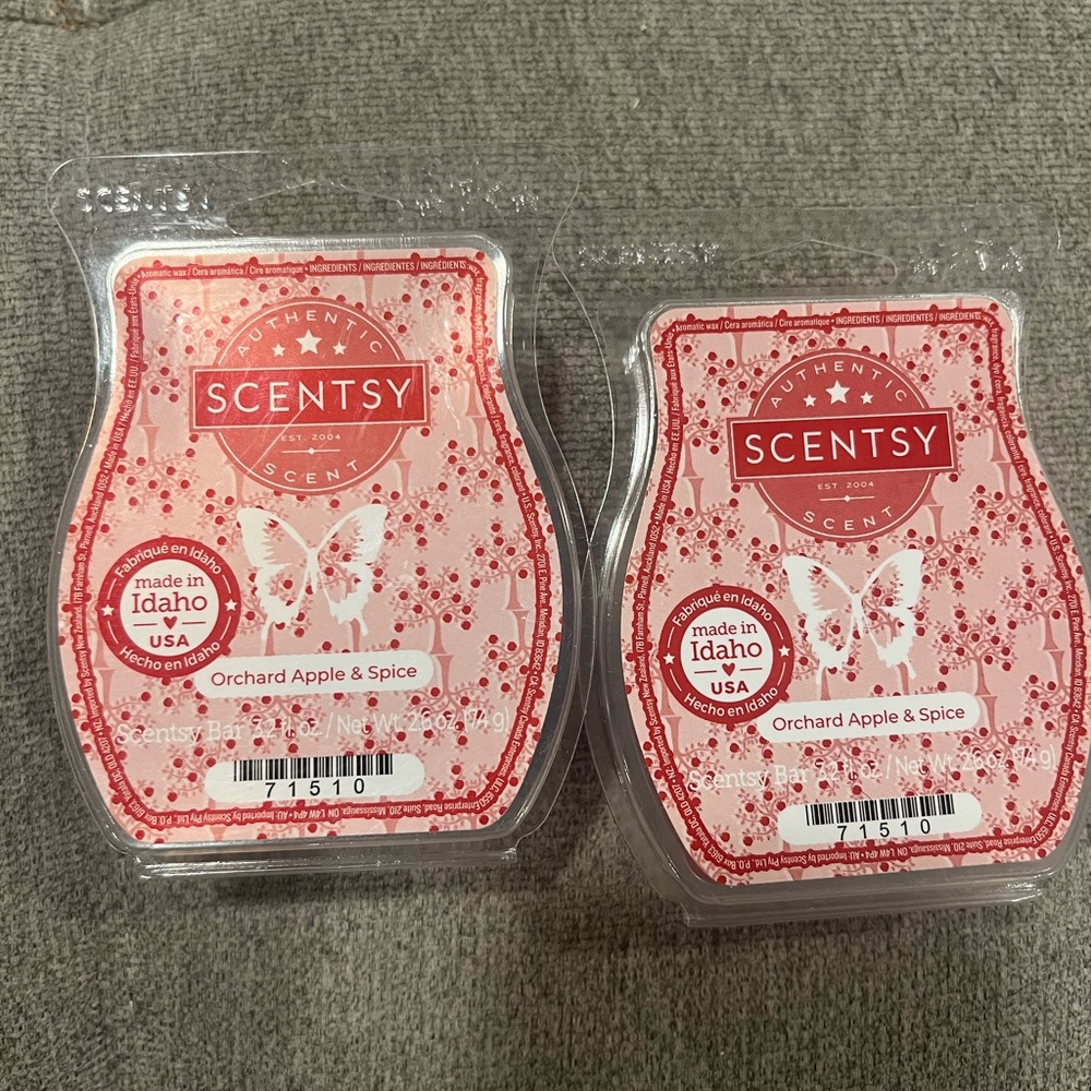Scentsy orchard apple and spice wax bars